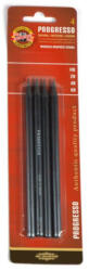 KOH-I-NOOR Woodless Graphite Pencil Progresso Művész ceruza készlet 4 db (8914004001BL)
