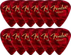 Fender 351 Shape Classic Celluloids 12 Red Moto Pengető (1980351909)