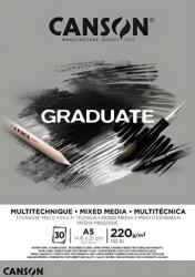 Canson Pad Graduate Mixed Media Vázlatfüzet A5 220 g Grey (C400110370)
