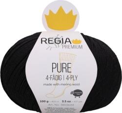 Regia Premium Pure 00099 Black Kötőfonal (9801644-00099)