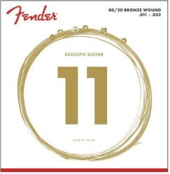 Fender 80/20 Bronze 70 CL 11-52 Akusztikus gitárhúrok (0730070405)