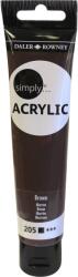 Daler-Rowney Simply Akril festék Brown 75 ml 1 db (126975205)