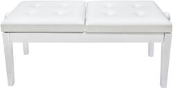 Pianonova HY-PJ022 Scaun Duet pentru pian Alb mat (HY-PJ022-WHT-MT)