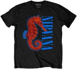 Nirvana Seahorse Rövid ujjú póló Black S (NIRVTS48MB01)
