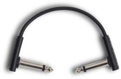 RockBoard Flat Patch Cable 10 cm Oblic - Oblic Cablu patch (RBO CAB PC F 10 BLK)