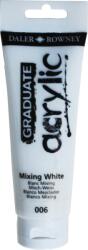 Daler-Rowney Graduate Akril festék Mixing White 120 ml 1 db (123120006)