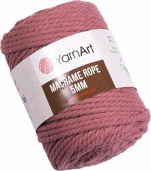 YARNART Macrame Rope 5 mm 5 mm 85 m 792 Dusty Rose Zsinór (Macrame Rope 5 mm 792)