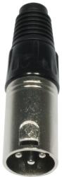 ADJ AC-C-X3M Plug XLR 3pin M XLR csatlakozó (1613000019)