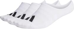 Adidas No Show Golf Socks 3-Pairs Zokni White 48-51 (HS5577-48-51)