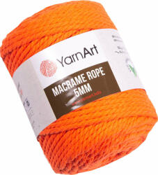 YARNART Macrame Rope 5 mm 85 m 800 Orange Zsinór (Macrame Rope 5 mm 800)