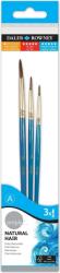 Daler-Rowney Simply Watercolour Brush Natural Ecsetkészlet 3 db (216910300)