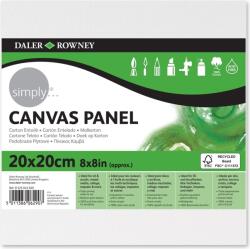 Daler Rowney Vászon festmény Simply Canvas Panel Medium Grain Simply White 20 x 20 cm 1 db (525042020)