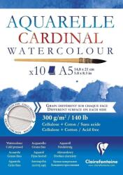 Clairefontaine Cardinal Glued Pad Vázlatfüzet 10 A5 300 g (96182C)