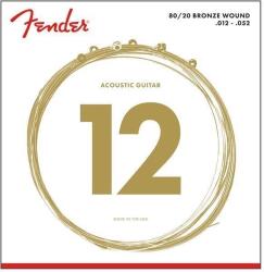 Fender Bronze 12-52 Akusztikus gitárhúrok (073-0070-403)