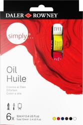 Daler Rowney Simply Olajfestékek készlete 6 x 12 ml (118500006)