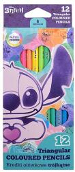 Colorino Színesceruza, háromszög, Stitch Pasztell 12 szín