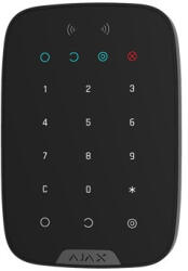 AJAX Keypad Plus BL fekete proxy olvasós vezetéknélküli kezelő (26077)
