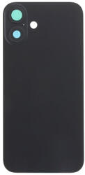 Apple iPhone 16 Plus akkufedél (hátlap) kamera lencsével és mágneses gyűrűvel, fekete (utángyártott)