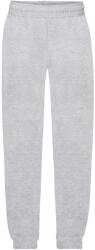 Fruit Of The Loom Gyermekek/gyerekek Classic Heather elasztikus mandzsettás jogging alsó 9 - 11 ÉVES szürke