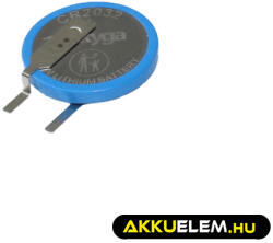 ipari termék CR2032 Lítium gombelem 3V Forrfüles - egy oldalra kivezetve