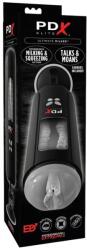 PDX Ultimate Milker - szívó - rezgő maszturbátor (fekete) - vagyaim