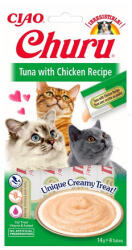 Inaba Cat Churu Püré - tonhal, csirkével 4 x 14 g