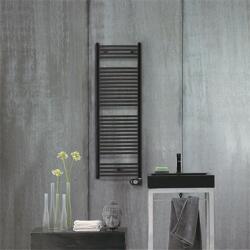 Zehnder Aura Black 500x1200 ELEKTROMOS, egyenes, törölközőszárító radiátor, fekete (PBEBZ-120-050/MQ)