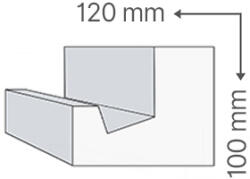 ANRO RV-103/E - Rejtett világítás díszléc - oldalfal (RV-103/E XPS)