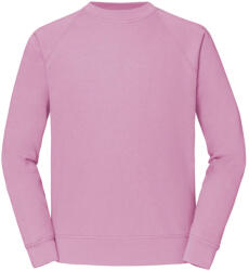 Fruit of the Loom Unisex felnőtt klasszikus Raglan melegítő pulóver L rózsaszín