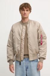 Alpha Industries bomber dzseki férfi, bézs, téli - bézs XXL