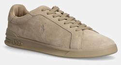 Ralph Lauren velúr sportcipő Hrt Ct II bézs, 809877601001 - bézs Férfi 39