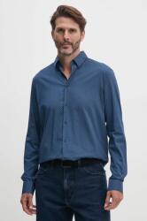 Sisley ing férfi, galléros, sötétkék, regular, 535VSQ03S - sötétkék S