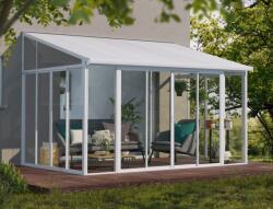 Palram Téli kert Veranda Sanremo Palram - Canopia 3 x 5, 4 m fehér (PAL # 703992)