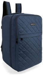 Zellia sötétkék WizzAir Ryanair kézipoggyász hátizsák Hz-104 - steppelt - vízlepergetős 40 X 25 X 20 Cm (Z-64217017)
