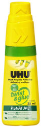 UHU Ragasztó univerzális, UHU Twist&Glue ReNature, oldószermentes, 35 ml (7000948)