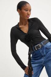 ANSWEAR body fekete, női, sima - fekete S/M - answear - 10 990 Ft