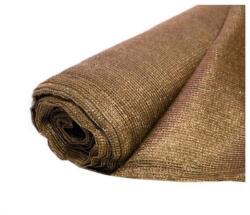 Árnyékoló háló medence fölé, kerítésre, BROWNTEX 1x50 m barna 90%-os takarás (28596)