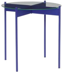 Hübsch Kék üveg oldalasztal Hübsch Gerenda 45 cm (021501)