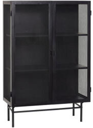 Hübsch Fekete fém vitrin Hübsch Él 100 x 45 cm (020608)