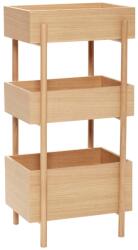 Hübsch Tölgyfa polc Hübsch Egy rakás 90 x 43 cm (881317)