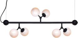 halo design Opál fehér üveg vízszintes függőlámpa Halo Design Atom 80 cm (HD-738755)