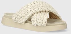 Inuikii papucs Woven fehér, női, platformos, 70104-105 - fehér Női 36