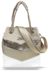  Zellia Női Válltáska 24056 Fehér-Arany - Ch - (67011858)