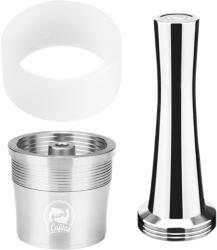 iCafilas Tölthető kávékapszula Illy kávéfőzőkhöz tamperrel, kávéadagoló gyűrűvel (17012004)