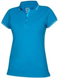 Ardon Tricou polo de damă FLORET - Albastră | M (H6320/M)