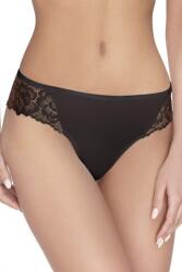 Ewana Chilot brazilian din dantelă 88 negru, M