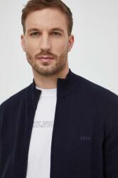 HUGO BOSS pamut kardigán sötétkék - sötétkék XXL