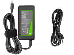 Green Cell Töltő HP / Toshiba / Acer / Asus / Lenovo / Dell laptopokhoz, 45 W / 20 V / 4, 25 A / USB-C csatlakozás (AD133P)