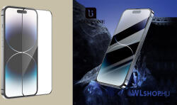 BOROFONE iphone 15 Pro Max, kijelzővédő üvegfólia, teljes képernyős, HD edzett üveg Borofone BF6 - Fekete (BF615PM-01)