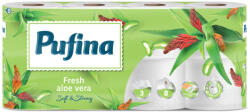 Pufina Aloe Vera toalettpapír 100% cell 8 tek 140 lap 3 rétegű aloe vera illatával